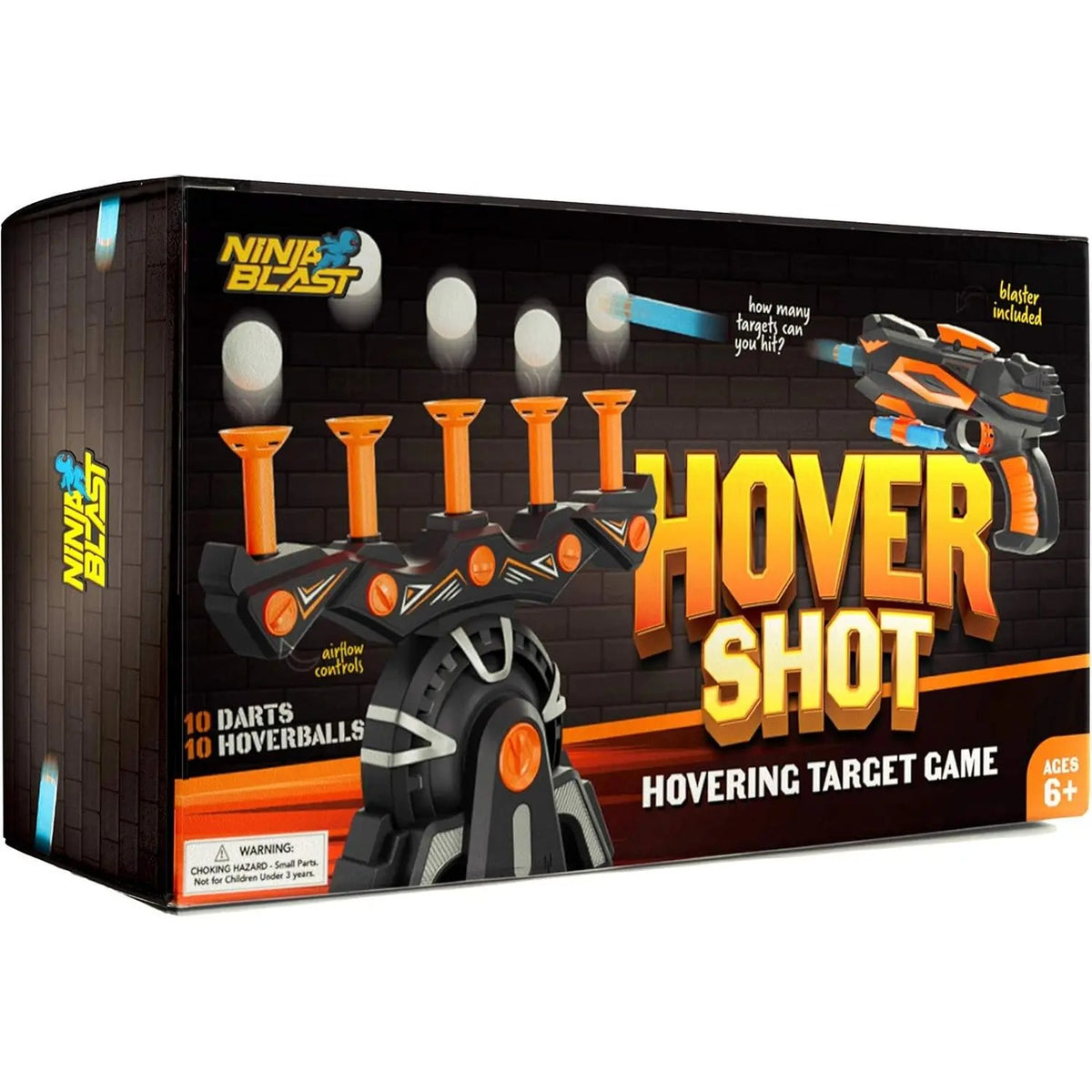 Hover Shot Shooting Toy for Kids - Ball Target Game for Nerf Guns Cool Birthday Gifts Toys for Boys Age 6+ Year Old Boy Best Teenage Gift Idea - Gun, Targets & Darts, Teenage Boy Gifts, Foam Balls