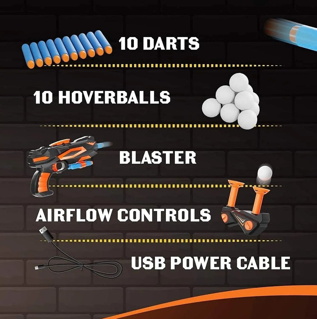 Hover Shot Shooting Toy for Kids - Ball Target Game for Nerf Guns Cool Birthday Gifts Toys for Boys Age 6+ Year Old Boy Best Teenage Gift Idea - Gun, Targets & Darts, Teenage Boy Gifts, Foam Balls